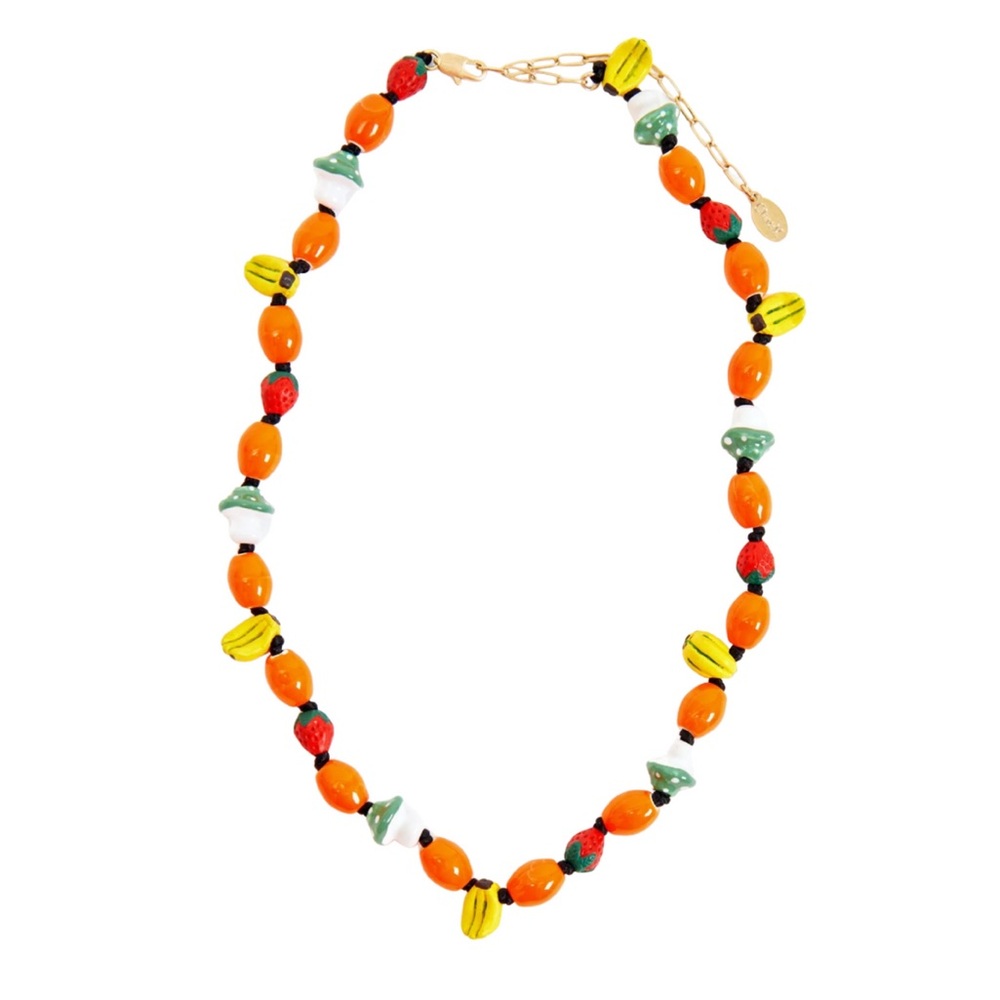 Clare V. Les Fruits de CV Necklace NIB